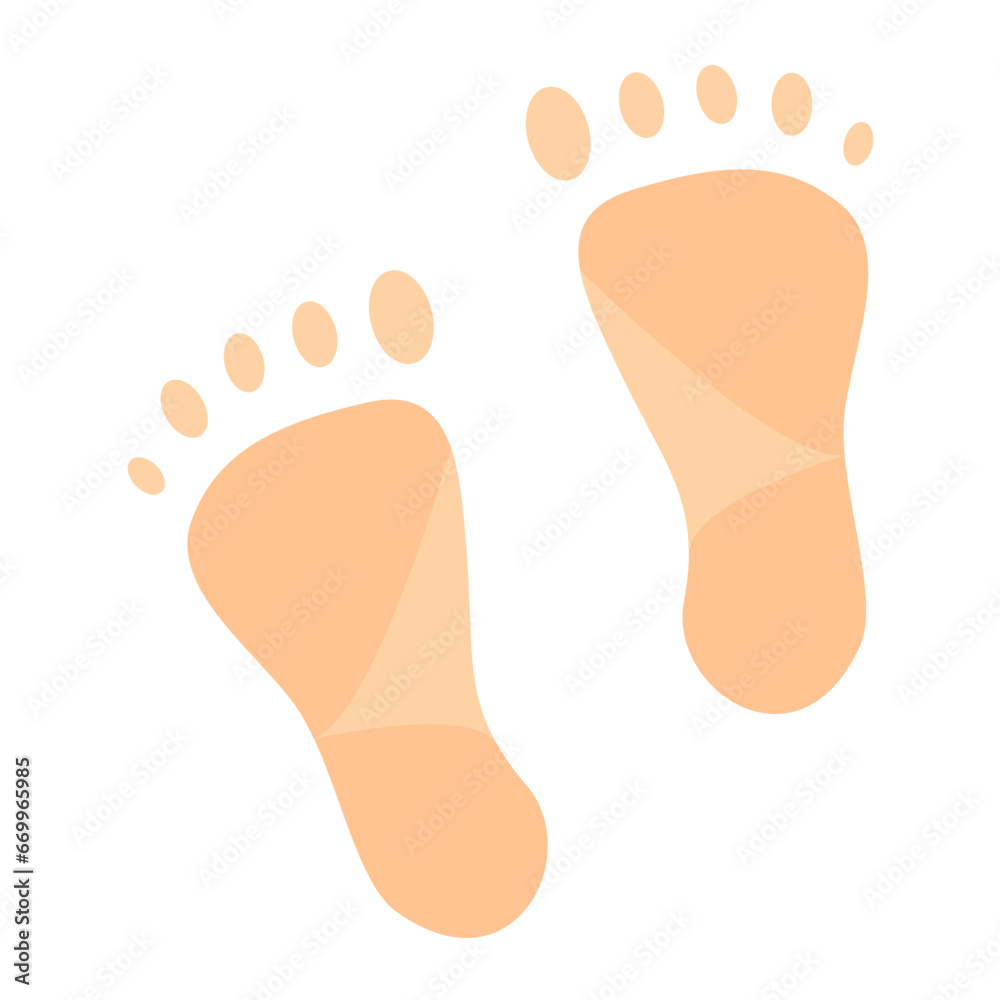Carbon Footprint Icon Style Carbon Footprint Icon Style