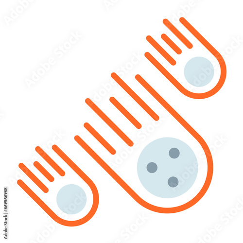 Meteorites Icon Style