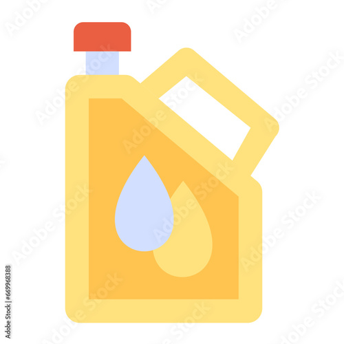Oil Canister Icon Style