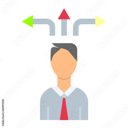 Business Ways Icon Style
