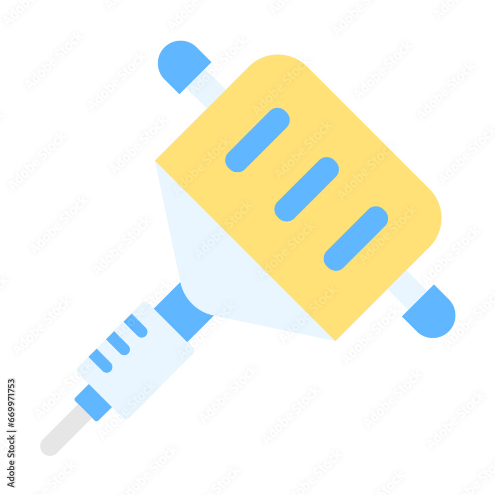 Drain Auger Icon Style