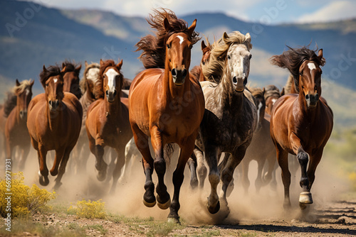 herd of horses © Natural beauty 