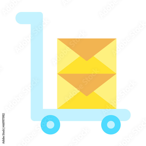 Mail Carriage Icon Style photo