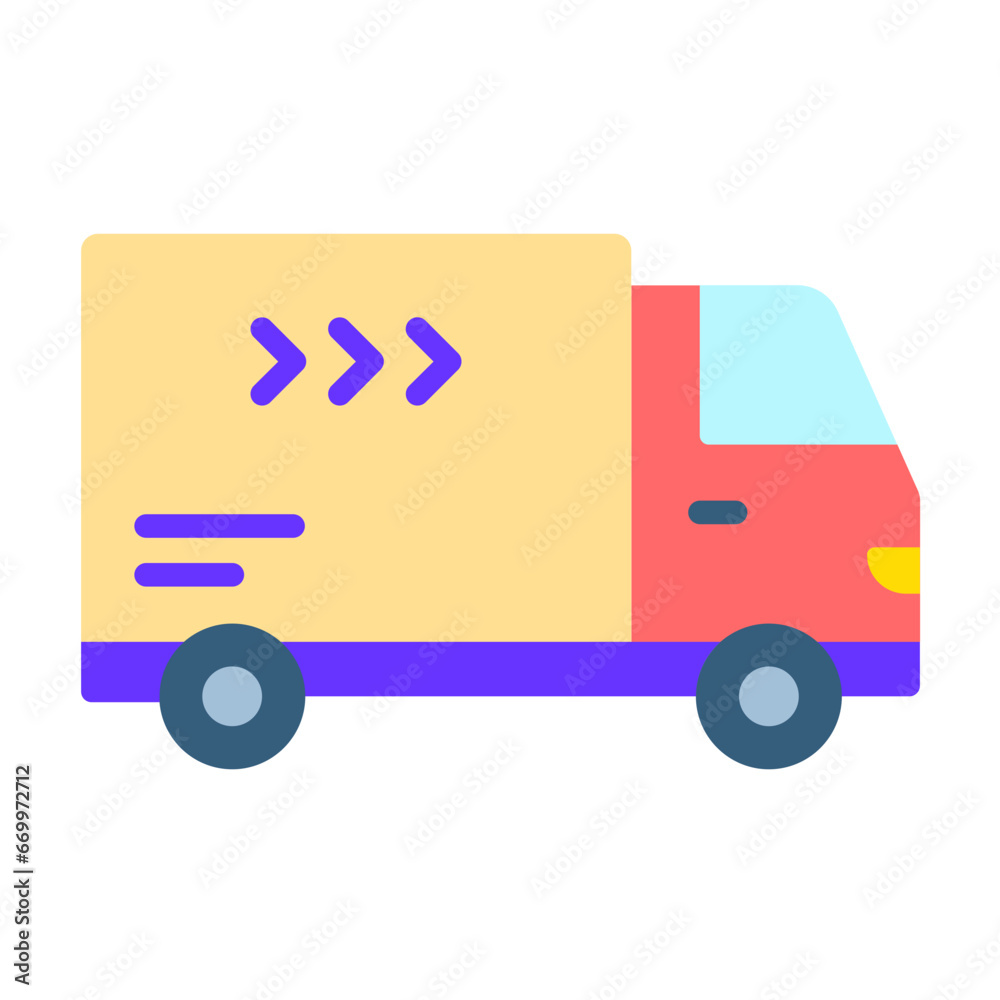 Express Shipping Icon Style
