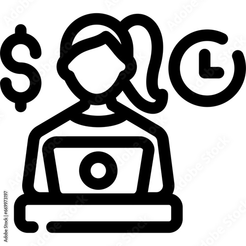 Freelancing Icon