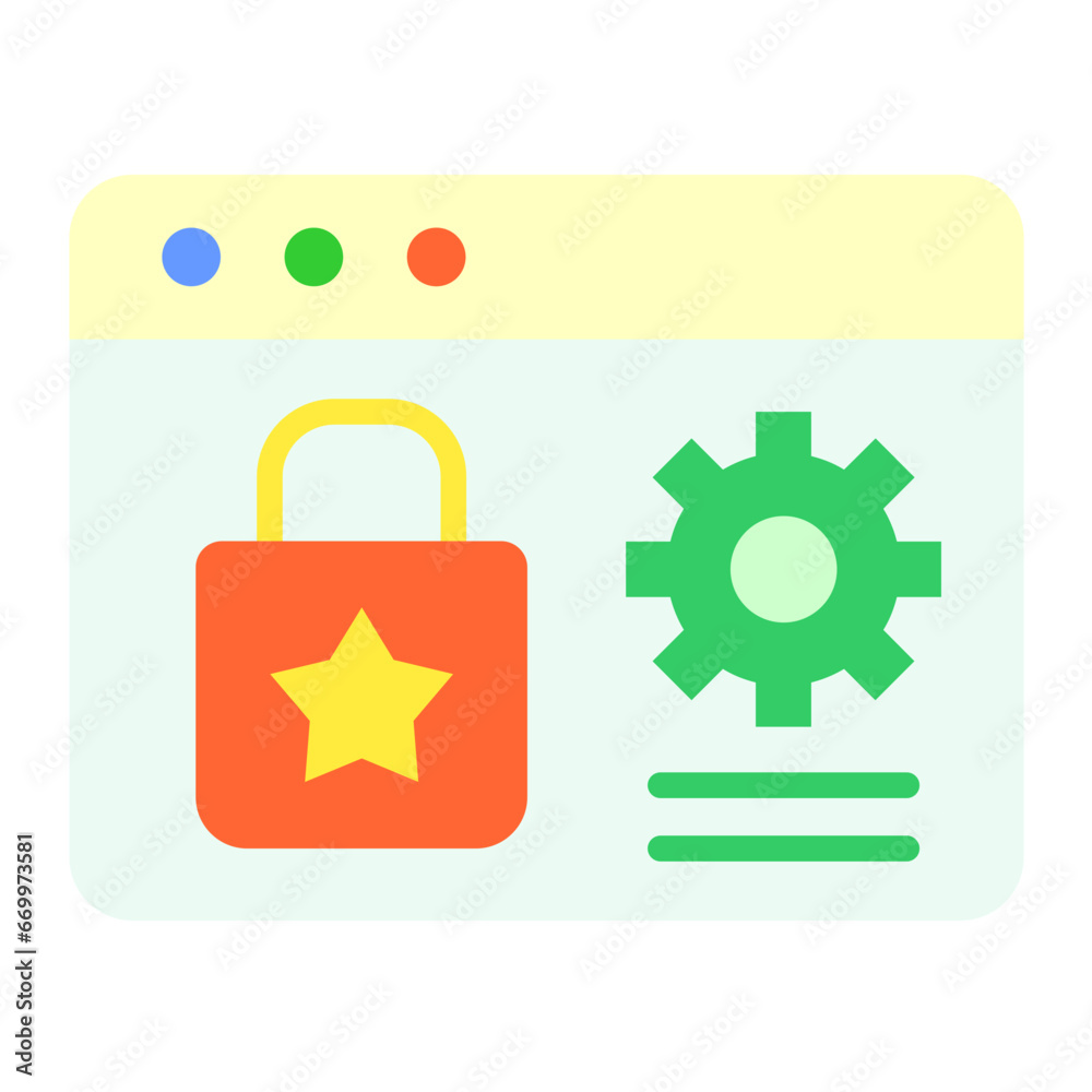 Ecommerce Development Icon Style Ecommerce Development Icon Style