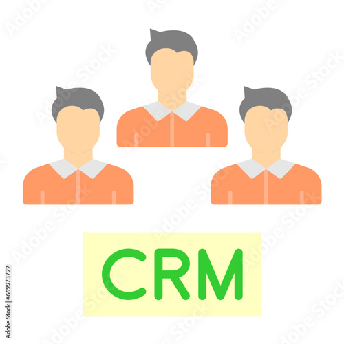 Crm Methodologies Icon Style