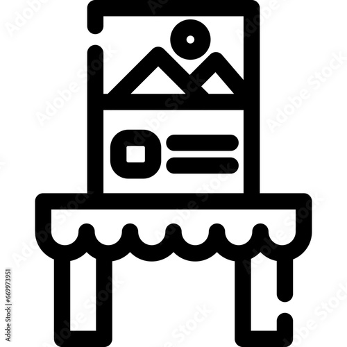 Tabletop Display Icon