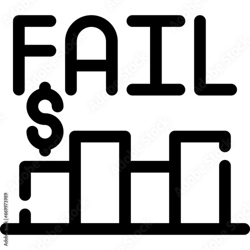 Business Fail Icon