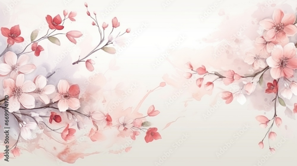 blossom background  generated by AI