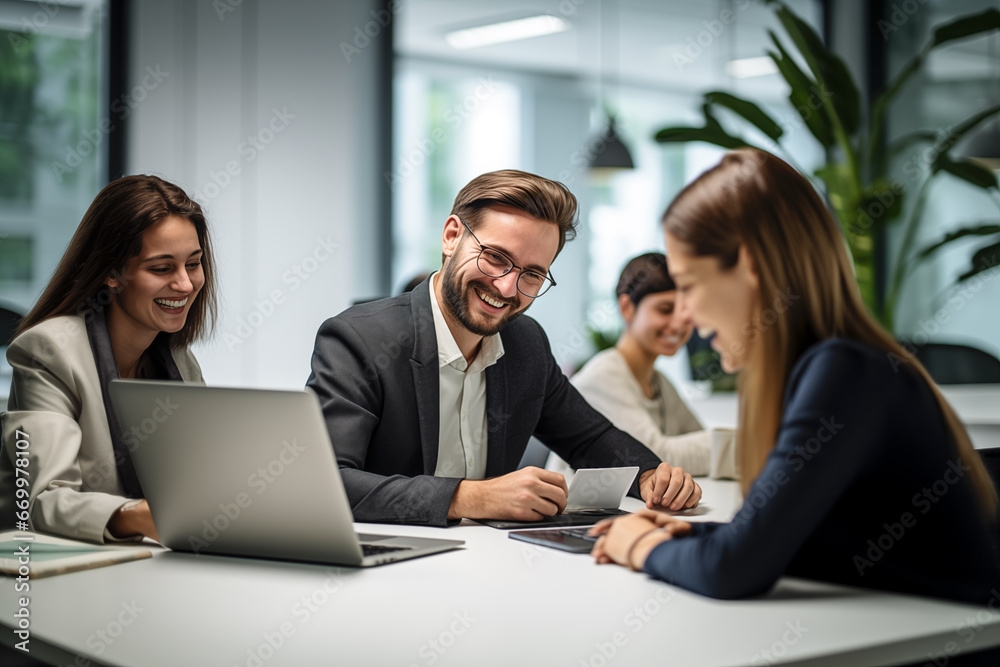 Office workers' collective work performance. Office workers' collective work performance.