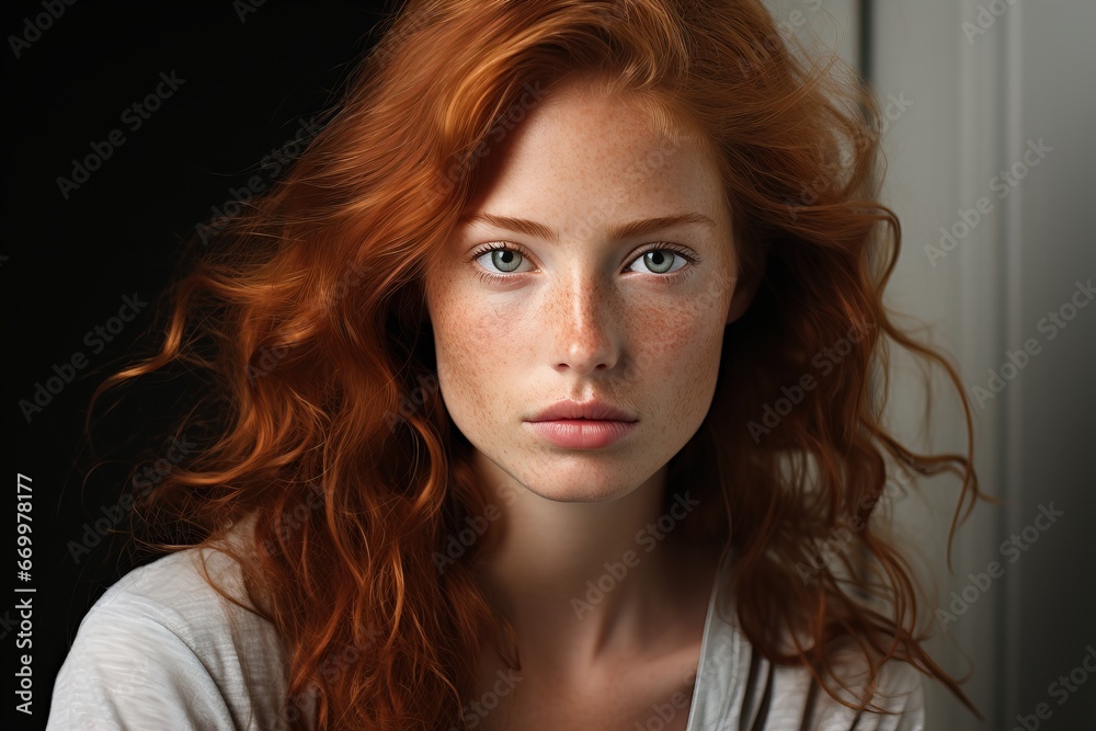 A woman with a close face, clean skin, a beautiful look at the camera. Young female energy transmits with a glance. A woman with a close face, clean skin, a beautiful look at the camera. Young female energy transmits with a glance.