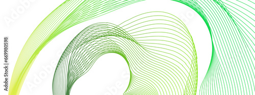 Curve lines abstract business art waves in transparent background. Vector technology backdrop digital wave flow pattern. Modern stream wave and curve round lines wallpaper background