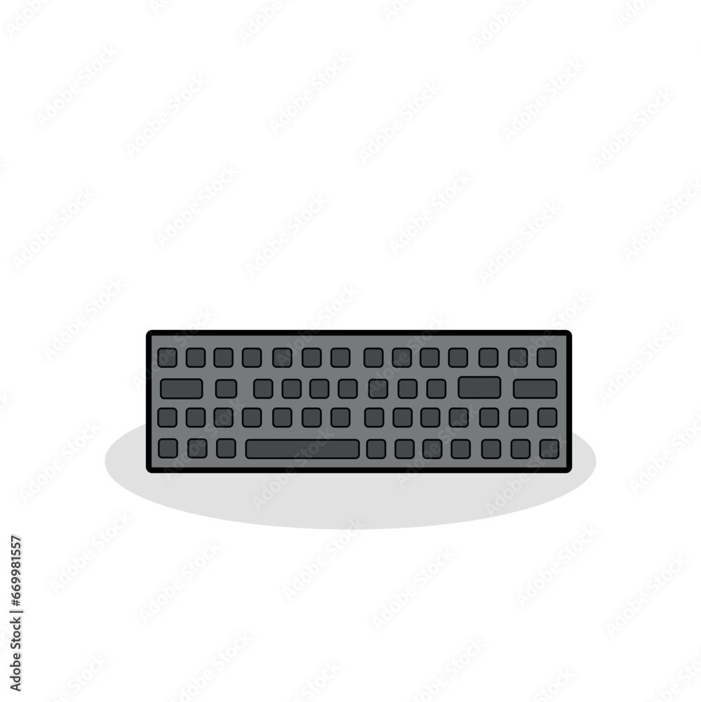 computer keyboard isolated on white computer keyboard isolated on white