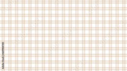 Beige and white checkered plaid background