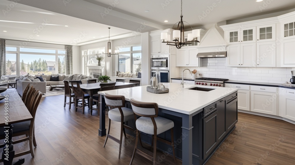 modern kitchen interior  generated by AI