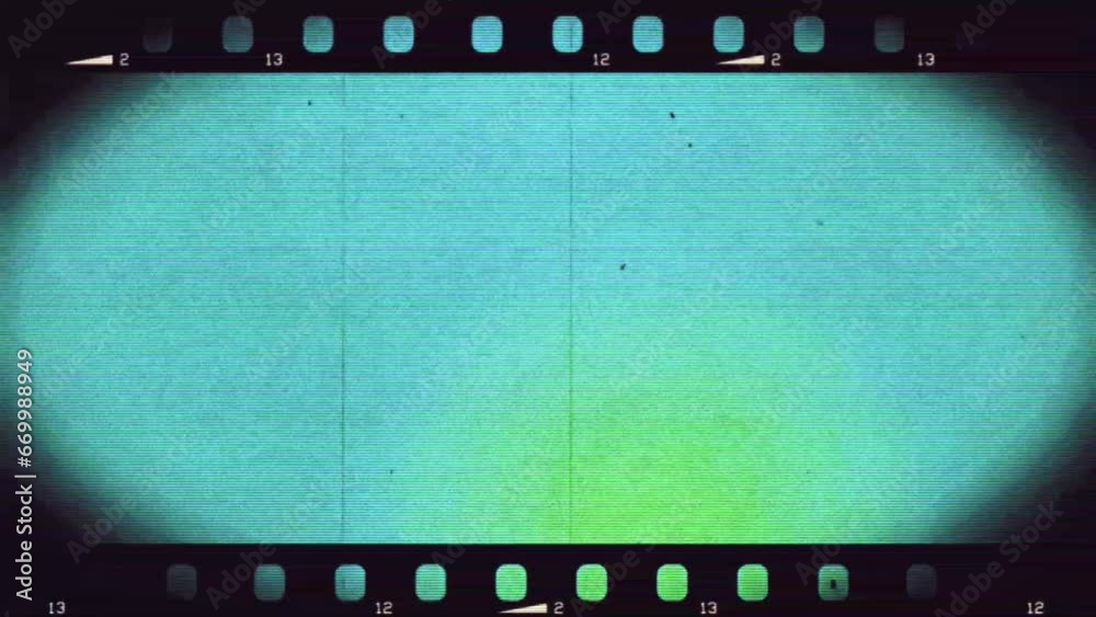 Film effect. Sprocket holes animated loop. transport your audience back