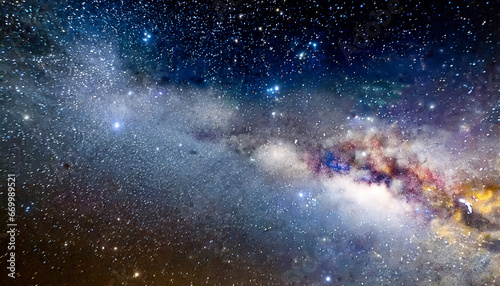 stars and galaxy outer space sky night universe background © Nichole