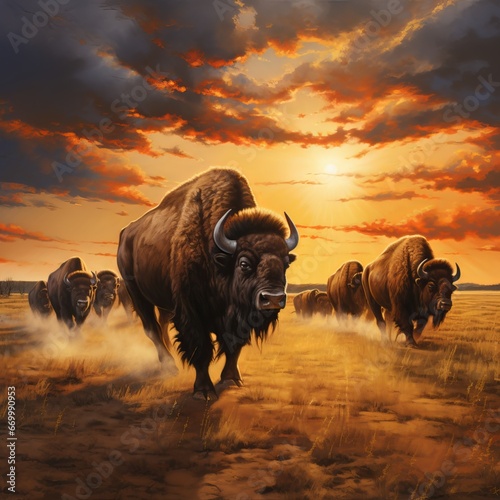 Bison Majesty: Embracing the Grandeur of the Iconic American Buffalo