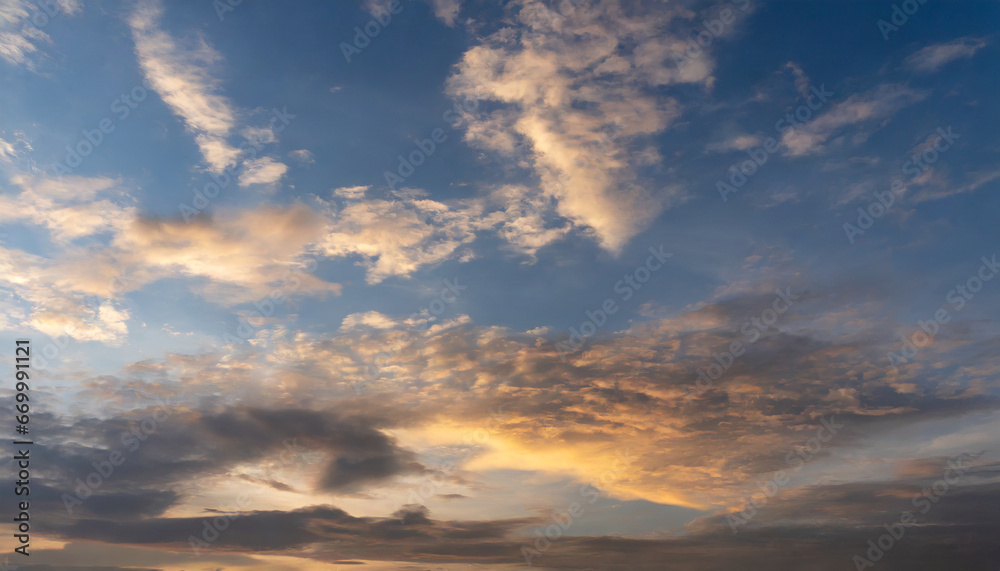 beautiful clouds with blue sky background nature weather