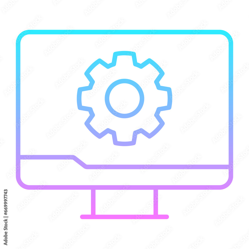 System Gradient Icon System Gradient Icon
