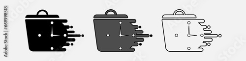 Waste time vector