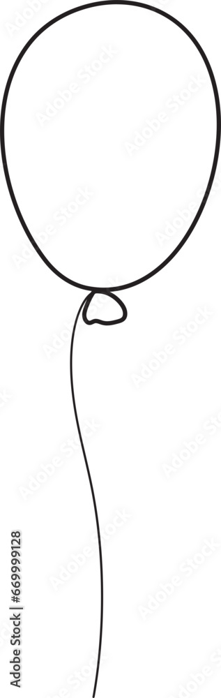balloon new year element outline balloon new year element outline