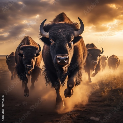 Majestic Buffaloes: Capturing the Spirit of Earth's Magnificent Bison