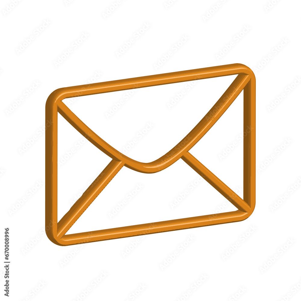 Mail icon. email icon. E-mail icon. Envelope illustration 3D design Mail icon. email icon. E-mail icon. Envelope illustration 3D design