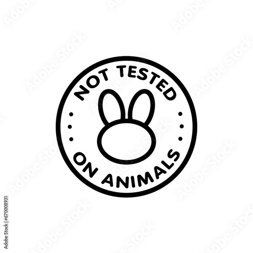 Not tested on animals emblem