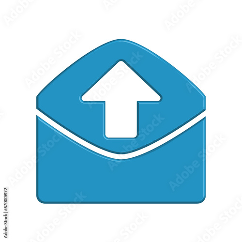 Mail icon. email icon. E-mail icon. Envelope illustration 3D design