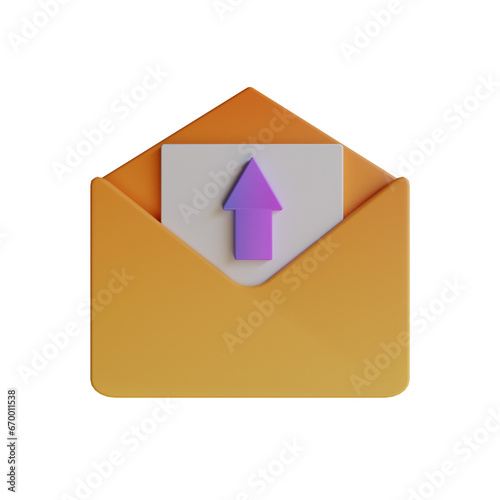 Free Download Outbox Mail, a Feature Facilitating the Organization and Scheduling of Email Deliveries.
3d illustration, 3d element, 3d rendering. 3d visualization isolated on a transparent background
 - GFXLoad