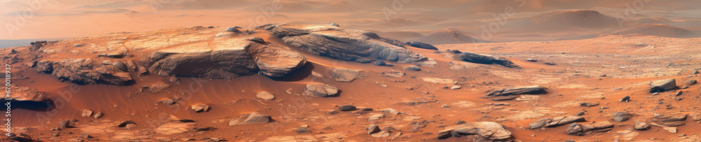 Mesmerizing close-ups of Mars' rocky terrain and red dunes.