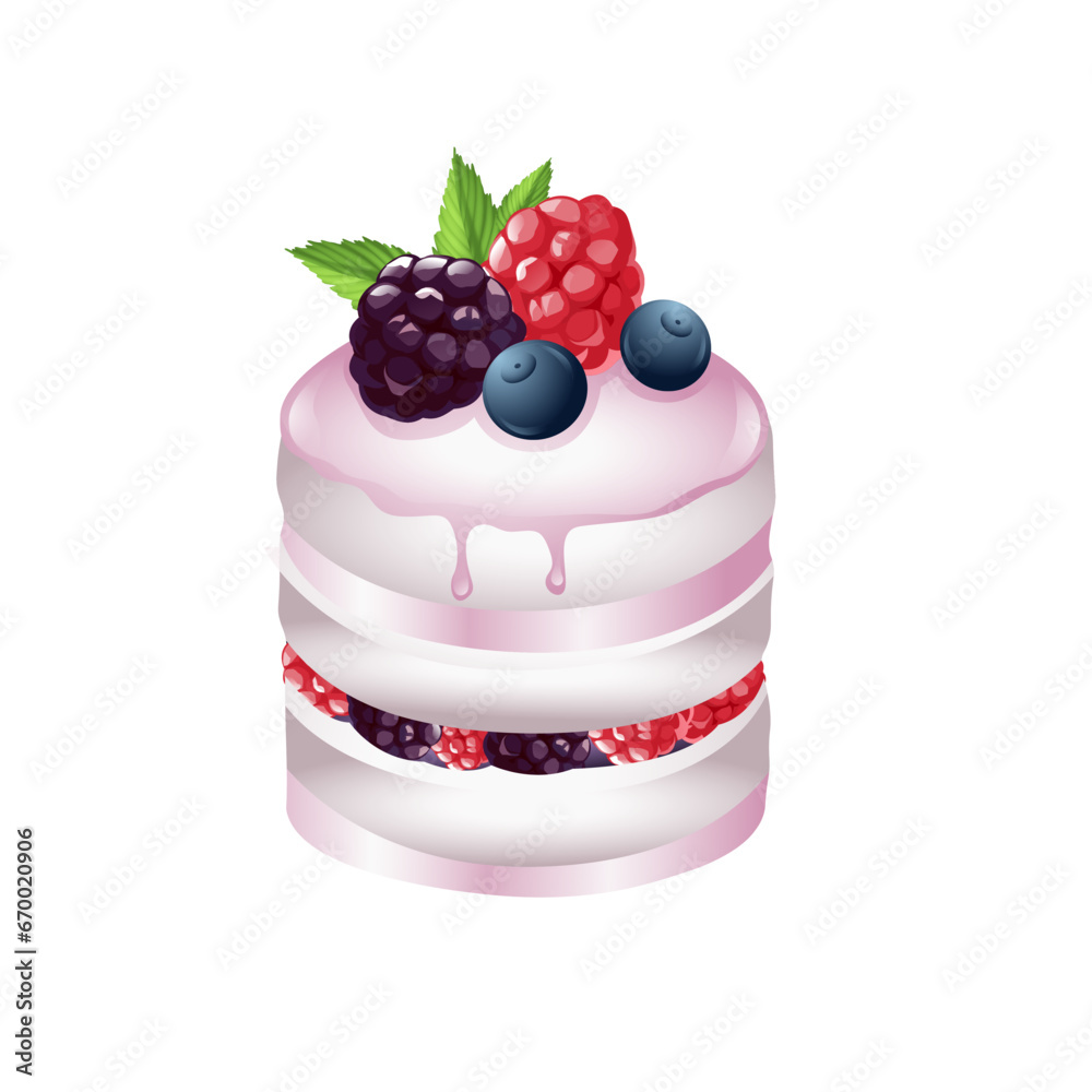 piece of pink cake with pink glaze chocolate and berries piece of pink cake with pink glaze chocolate and berries