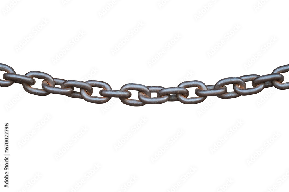 Obraz premium large chain isolated