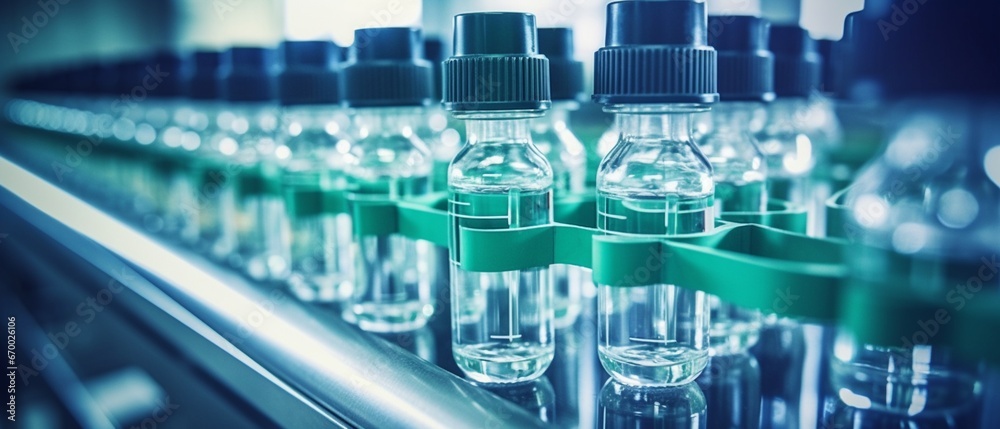 Medical Vials Factory: Pharmaceutical Machinery in Action Medical Vials Factory: Pharmaceutical Machinery in Action