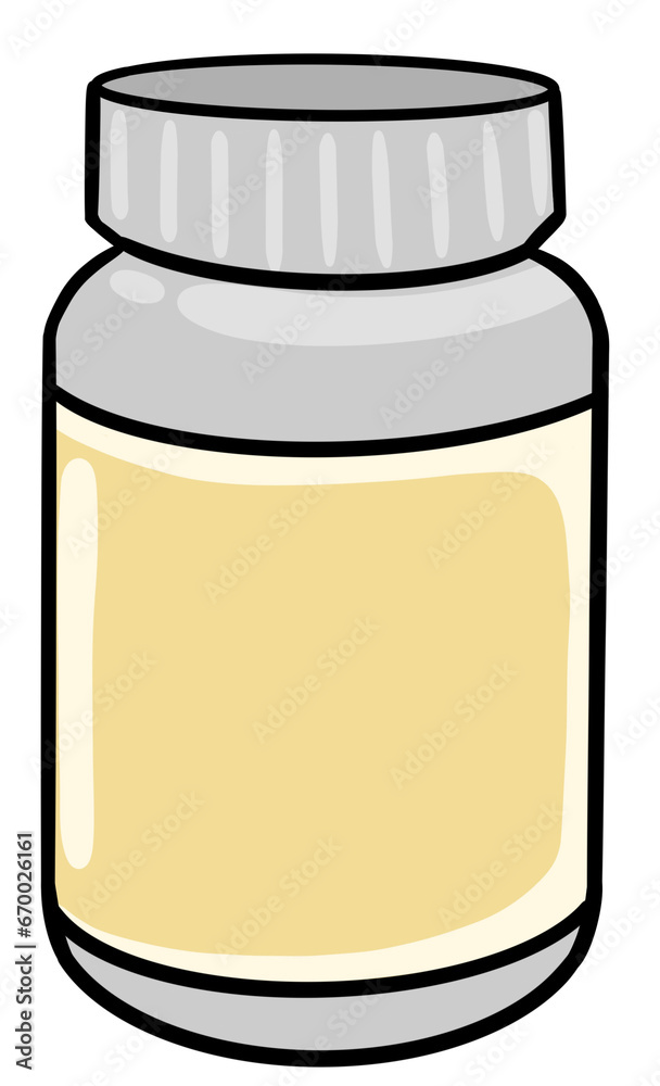 plastic jar