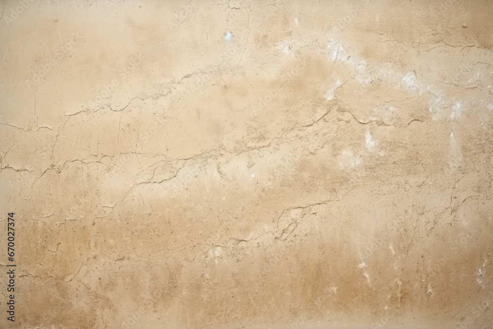 Fototapeta premium textured plaster wall having sandy tan color paint