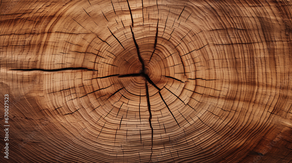 Fototapeta premium cross section of tree stump