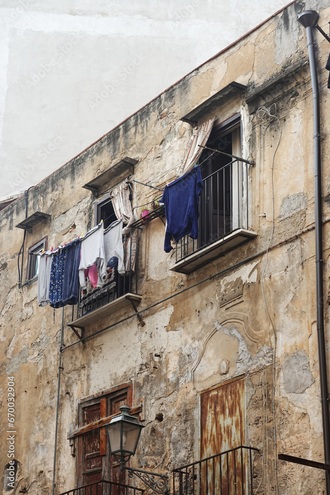 Old buildings in Palermo, Italy	