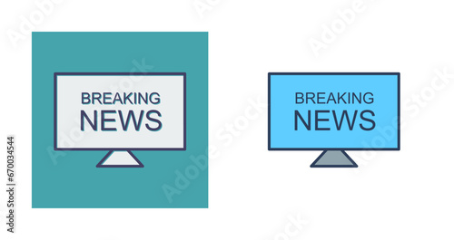 Anchors on News Desk Vector Icon