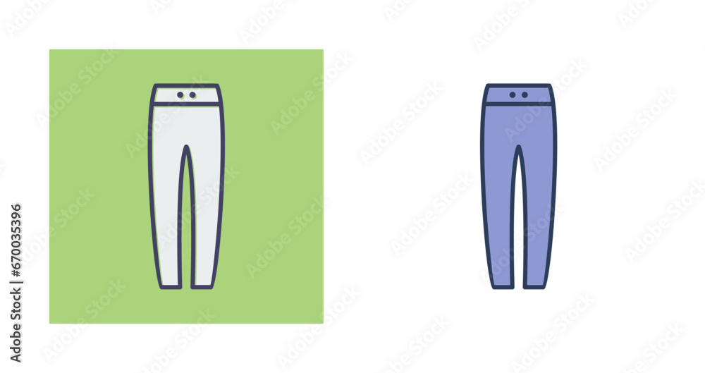 Warm Trousers Vector Icon Warm Trousers Vector Icon