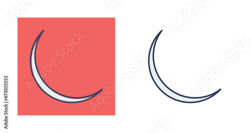 New Moon Vector Icon