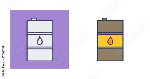 Oil Barrel Vector Icon