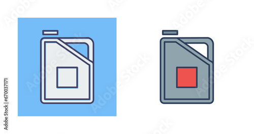 Diesel Can Vector Icon