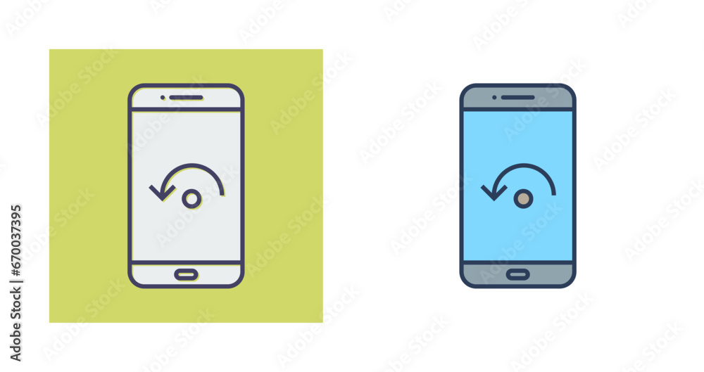 Restart Phone Vector Icon