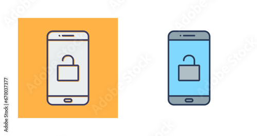 Unlocked Phone Vector Icon