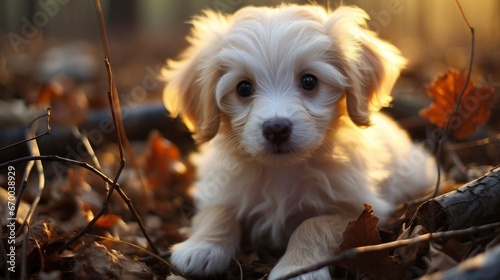 Cute Lover Valentine Havanese Puppy Dog, Background Image, Valentine Background Images, Hd photo