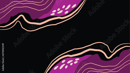 Colorful background vector illustration.Exotic plants, branches,art print for beauty, fashion and natural products,wellness, wedding and event.