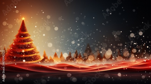 colorful abstract Christmas background with lights 37